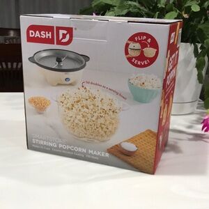 Ash SmartStore Stirring Popcorn Maker - White